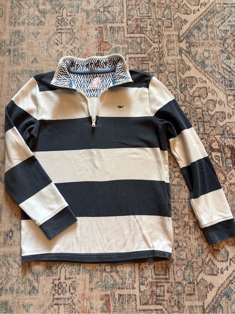 Vineyard Vines striped rugby, boys 10
